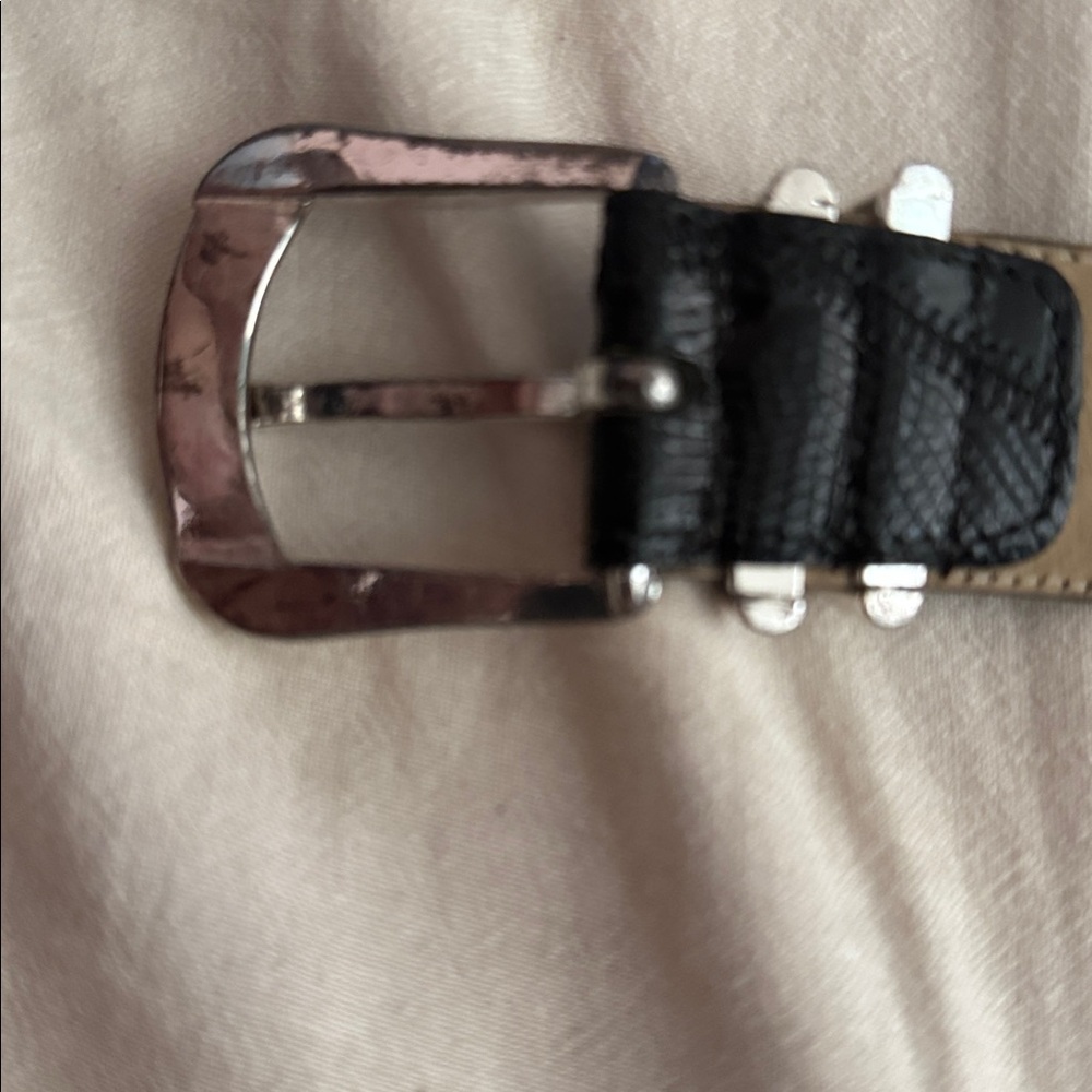 Genuine Crocodile 🐊 & Lizard 🦎 Leather Belt - Picture 8 of 16